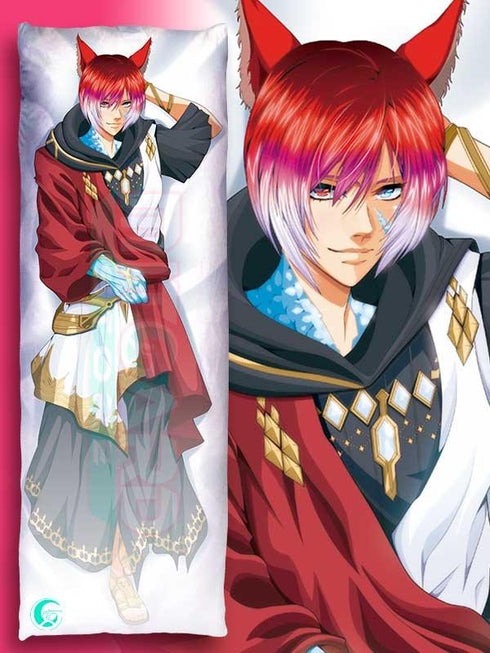 G'raha Tia Body pillow case FINAL FANTASY XIV Mitgard-Knight